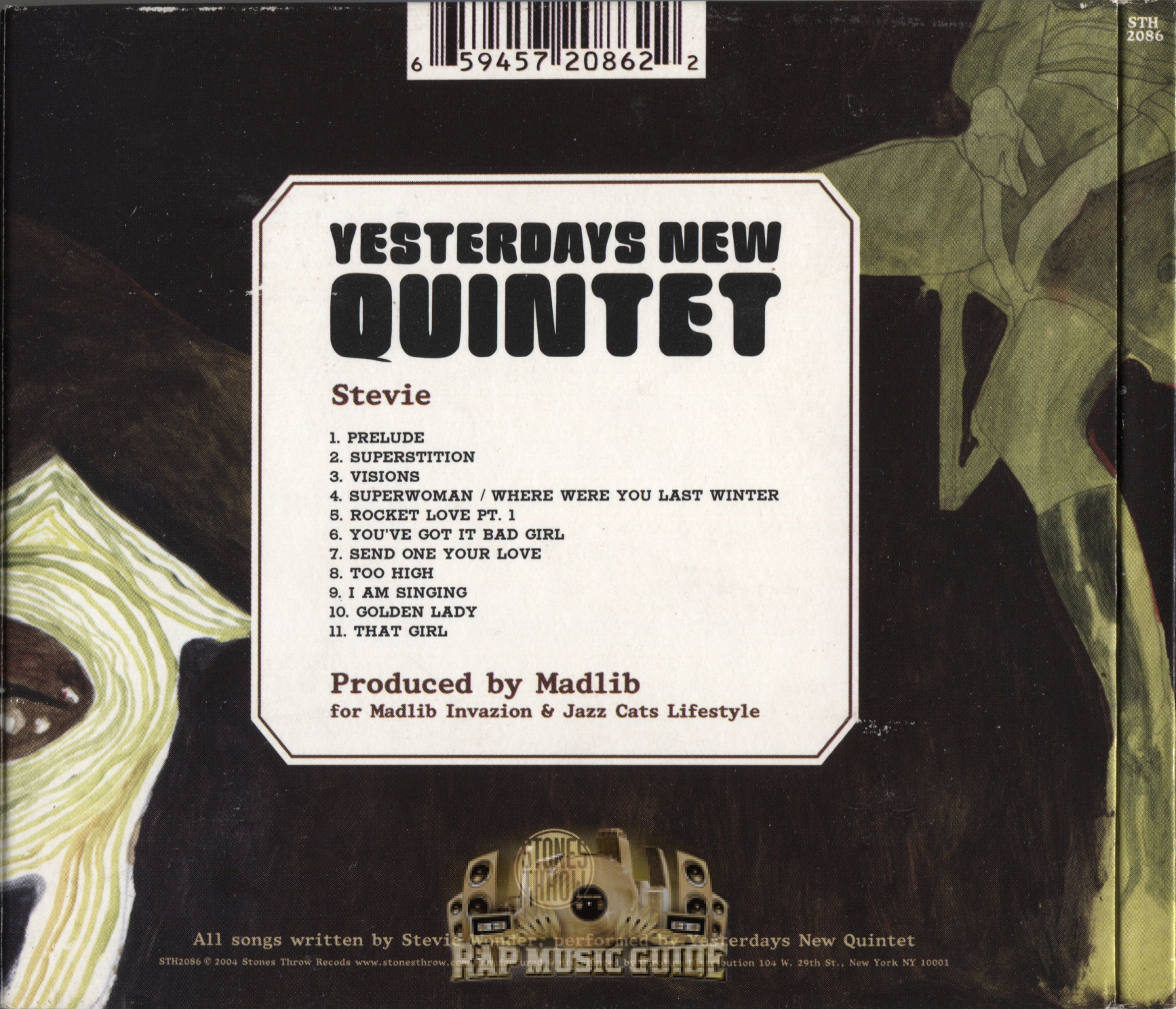 Yesterday's New Quintet - Stevie: CD | Rap Music Guide